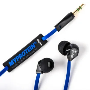 Veho Z1 360 Earphones - Myprotein Exclusive Blue Obrázok 1