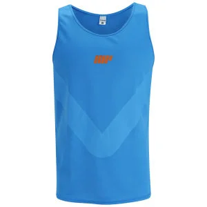 Myprotein pánske Racer Back bežecké tielko - modré