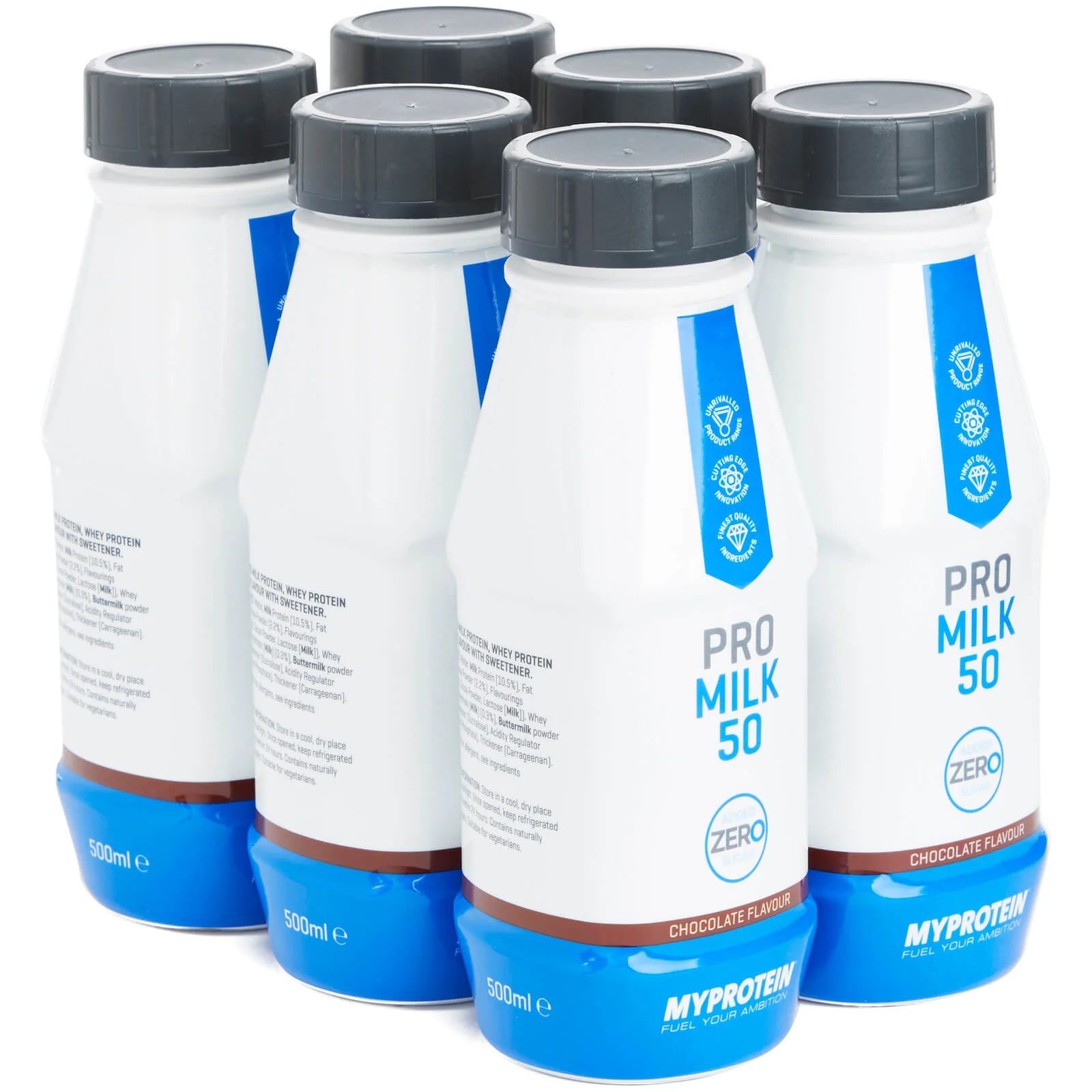 Proteínový Šejk Zero - 6 x 500ml - Čokoláda Obrázok 1