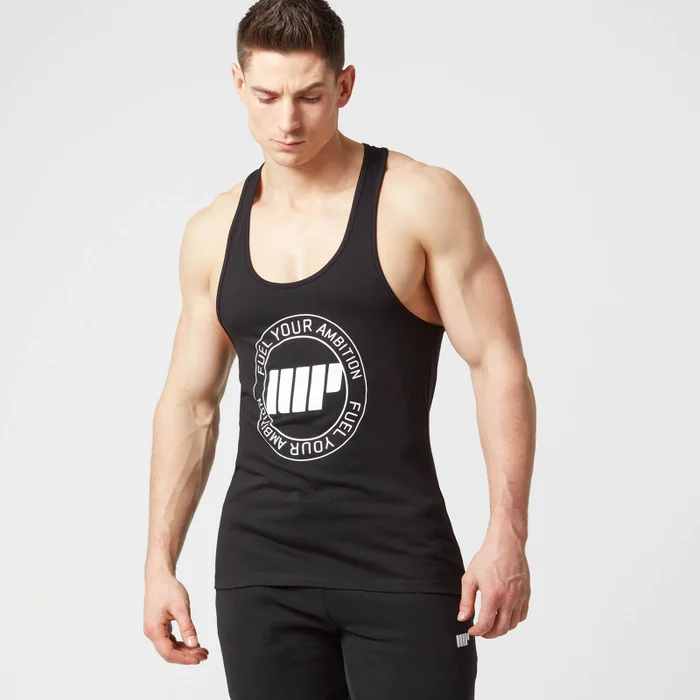 Pánske Myprotein Core Stringer Tielko So Sloganom