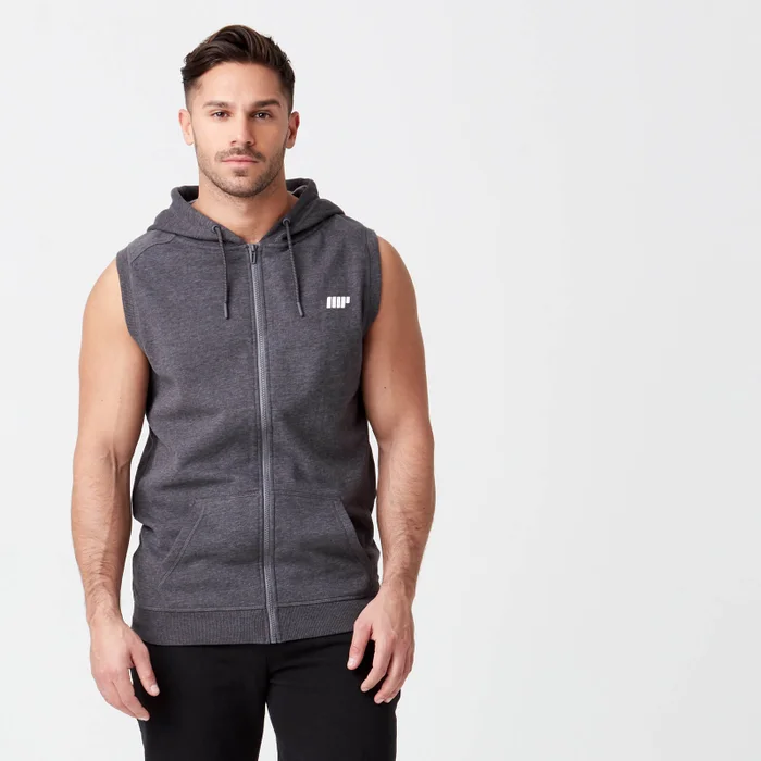 Tru-Fit Mikina Bez Rukávov - Šedá