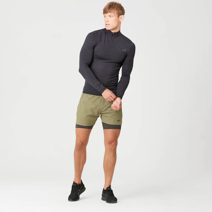 Sculpt Seamless Top So Štvrtinovým Zipsom