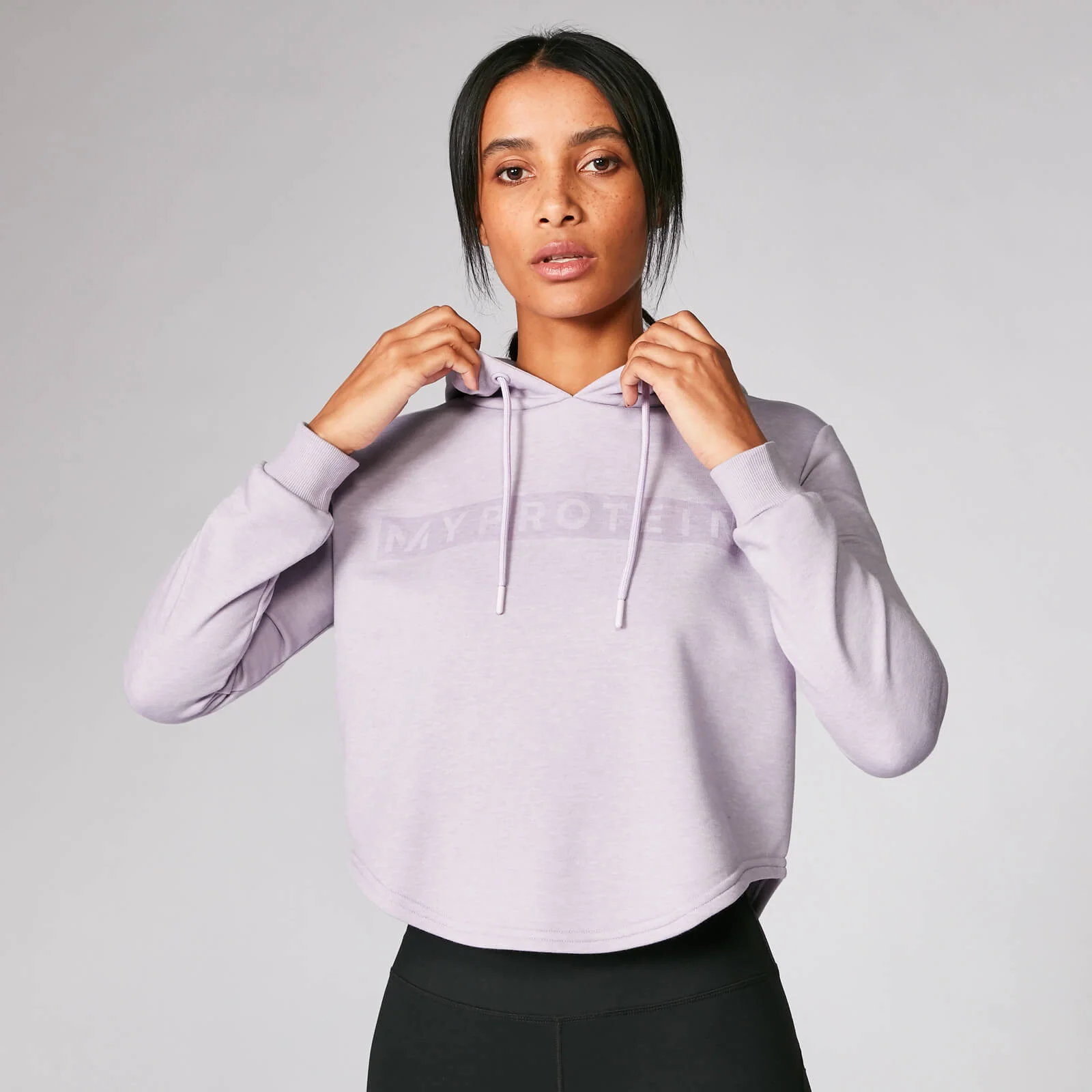 Myprotein The Original Cropped Hoodie - Soft Purple - XS Obrázok 1