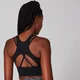 MP Power Dámska predĺžená športová podprsenka - Čierna