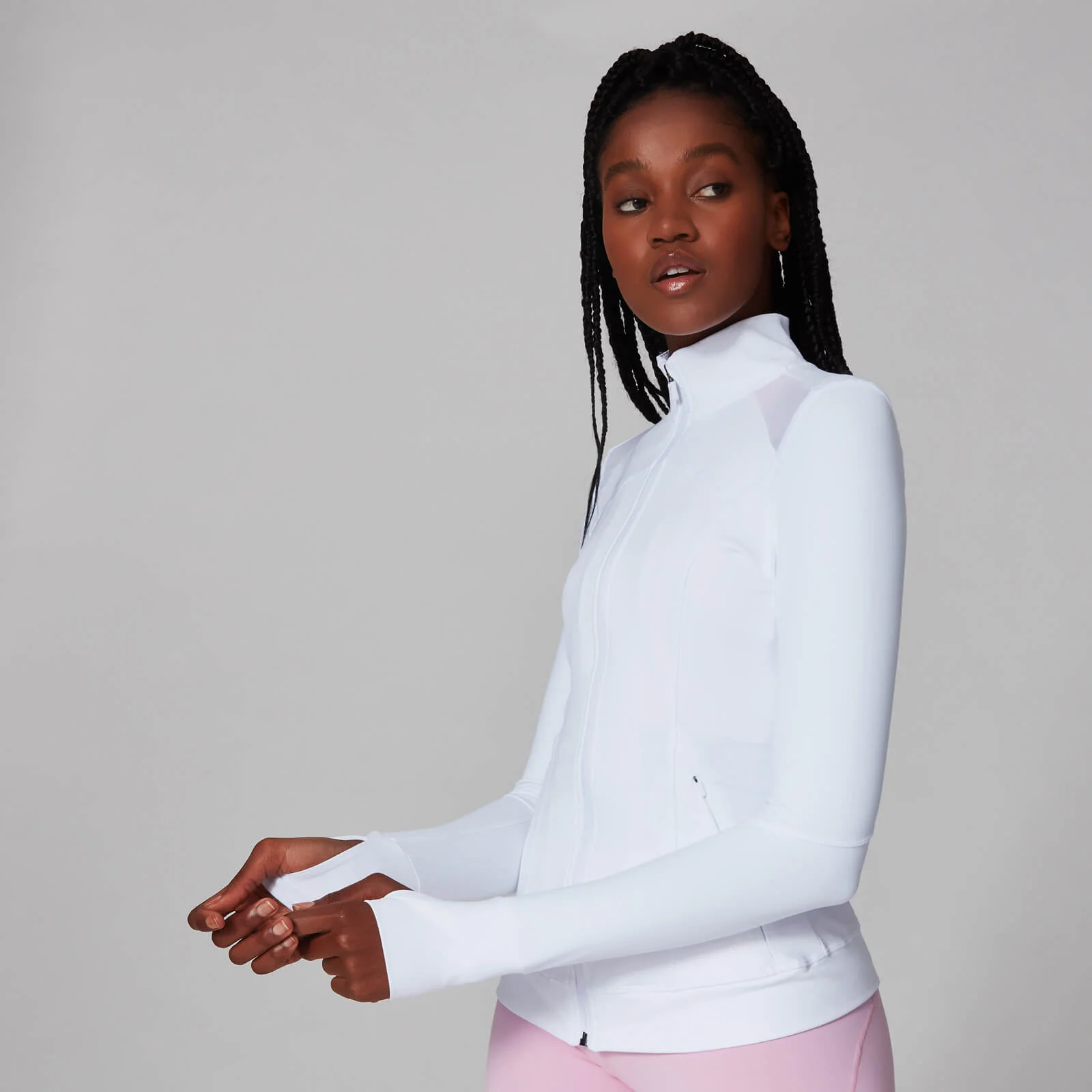 Sietovinová Bunda Power - Biela - XS Obrázok 1