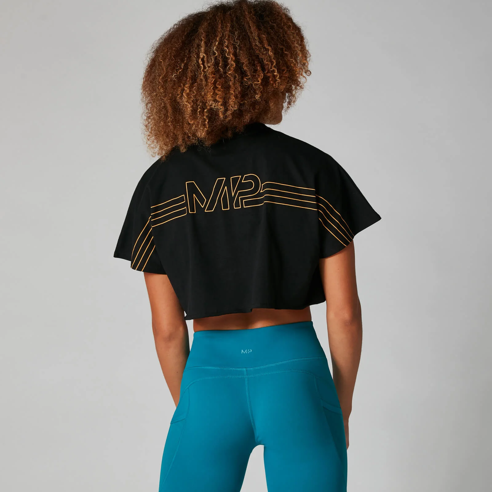 Crop Top S Logom - Čierny - XS Obrázok 1
