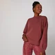 Oversized Crew Neck Sveter - Ružový