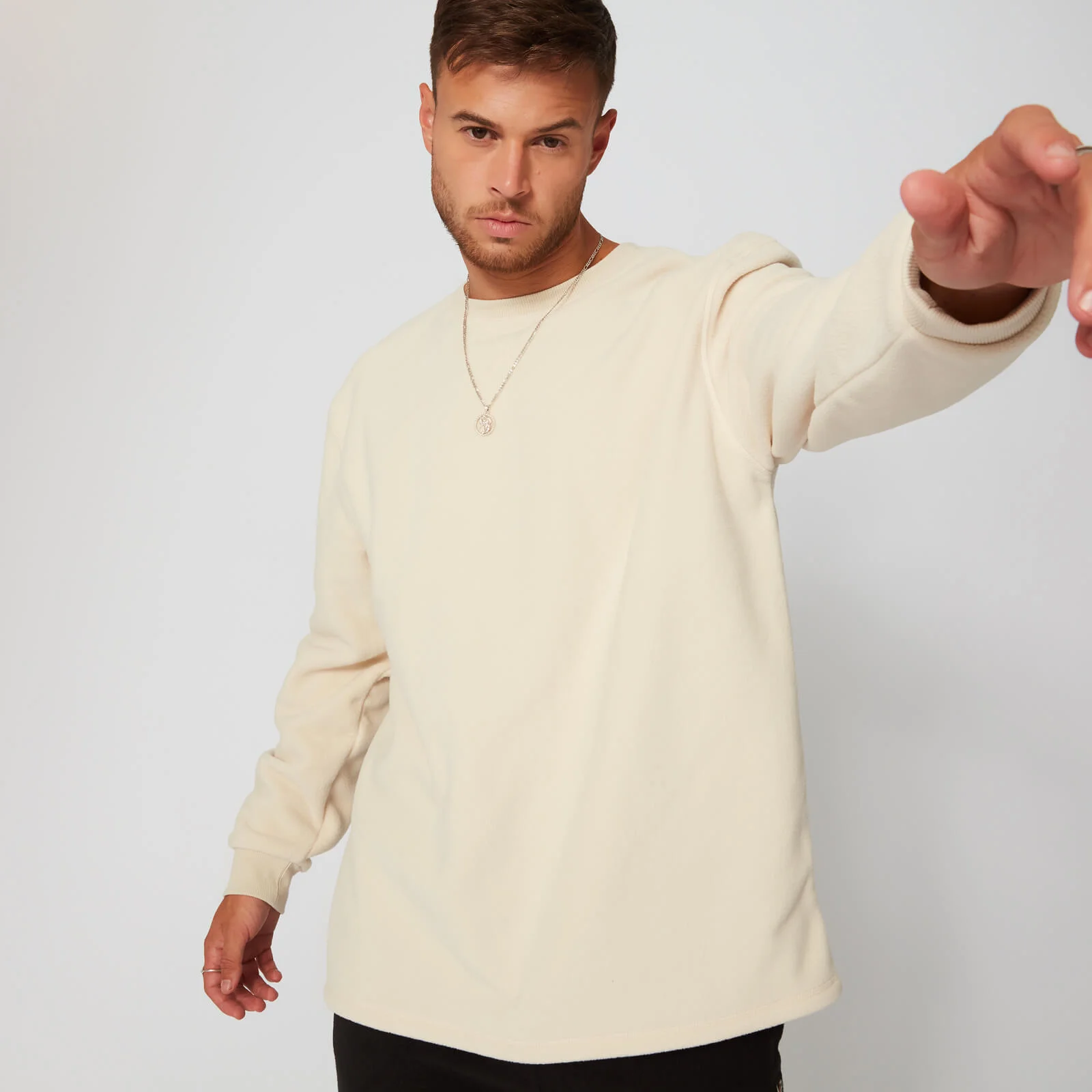 Teplý Pulóver - Krémový - XS Obrázok 1