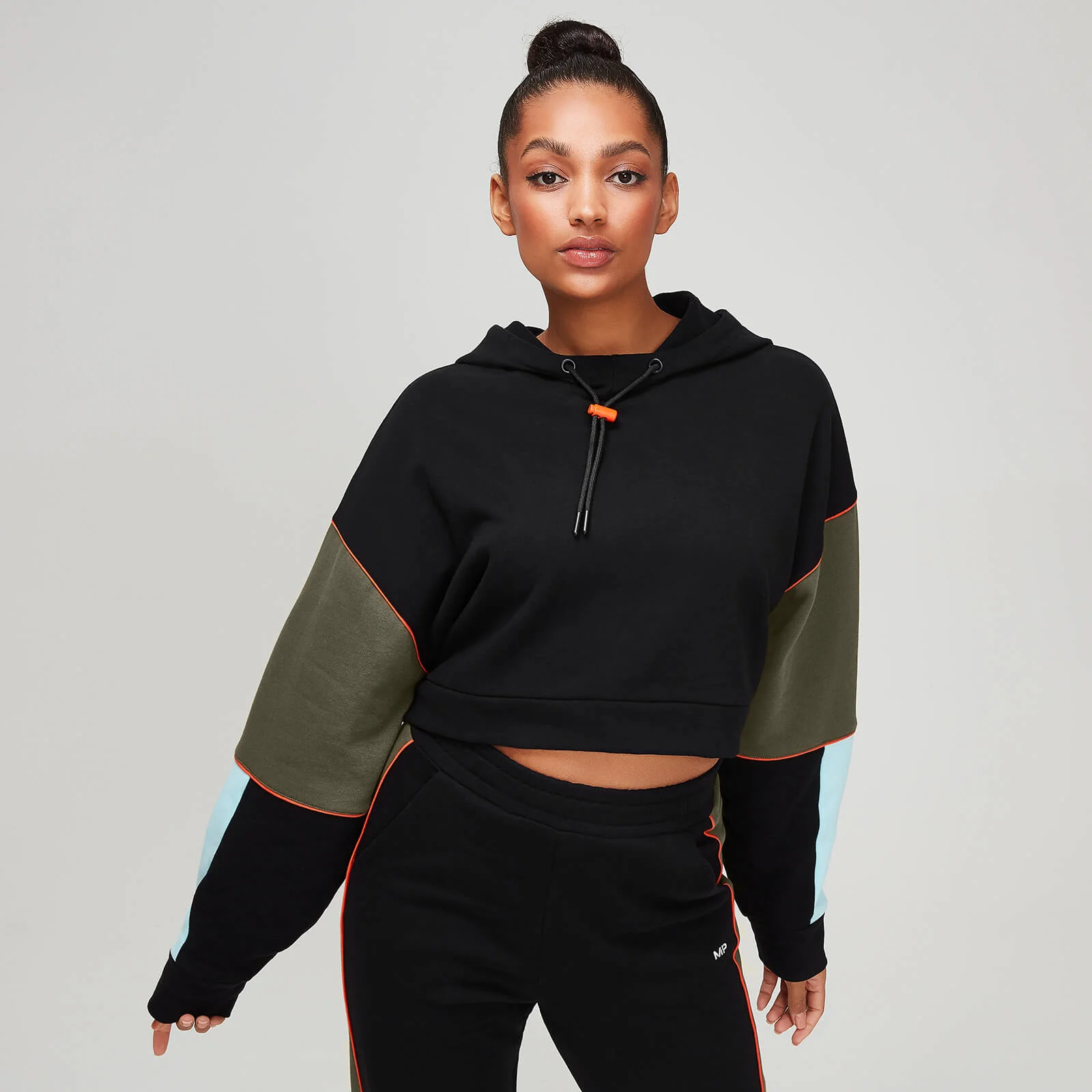 MP Rest Day Women's Cropped Hoodie - Black - XS Obrázok 1
