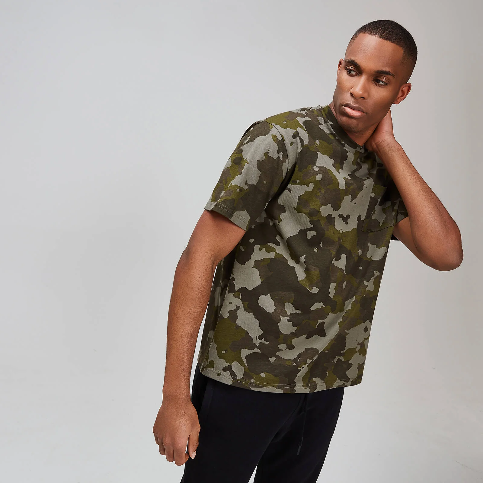 MP Men's Rest Day Pocket Stitch T-Shirt - Camo - XS Obrázok 1