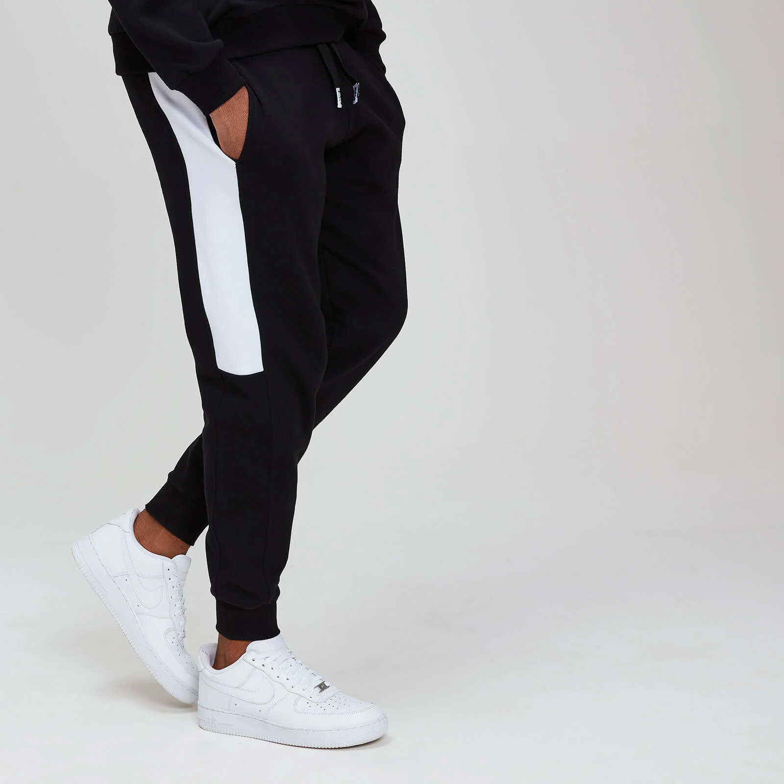MP Rest Day Men's Stripe Joggers - Black - XS Obrázok 1