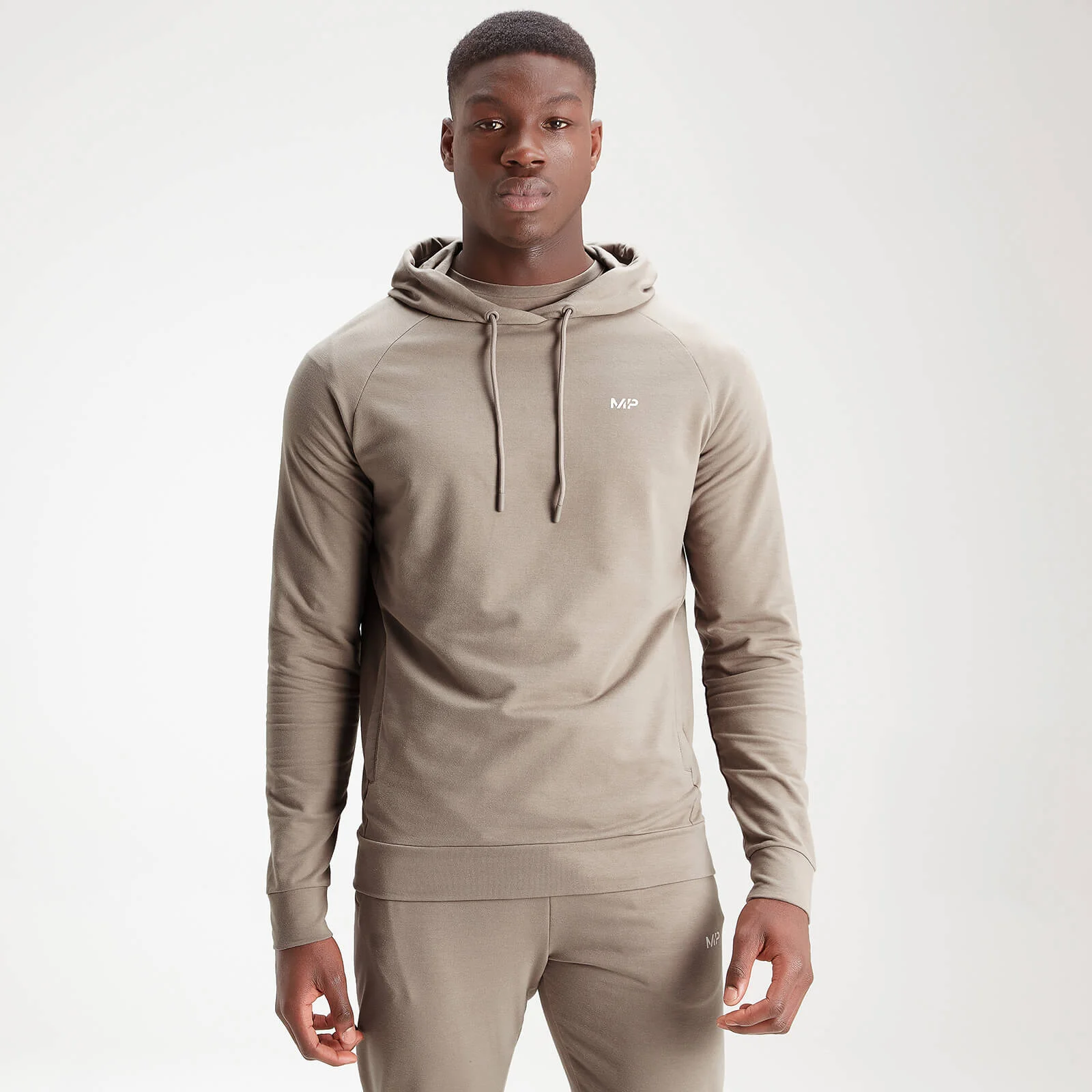 MP Men's Form Pullover Hoodie - Taupe - XXS Obrázok 1