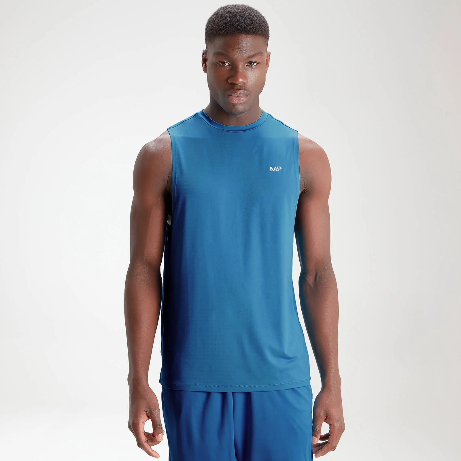 MP Men's Essentials Training Tank - Aqua - XXS Obrázok 1