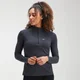 Dámsky tréningový top MP Performance Zip - Black/Charcoal Marl