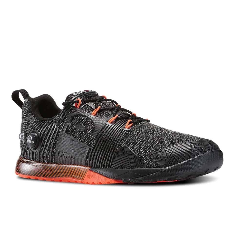 Reebok CrossFit Nano Pump Fusion Trainers - Black/Orange Obrázok 1