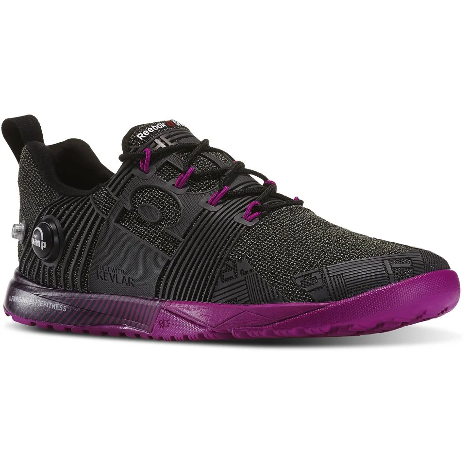 Reebok Women's CrossFit Nano Pump Fusion Trainers - Black/Purple Obrázok 1