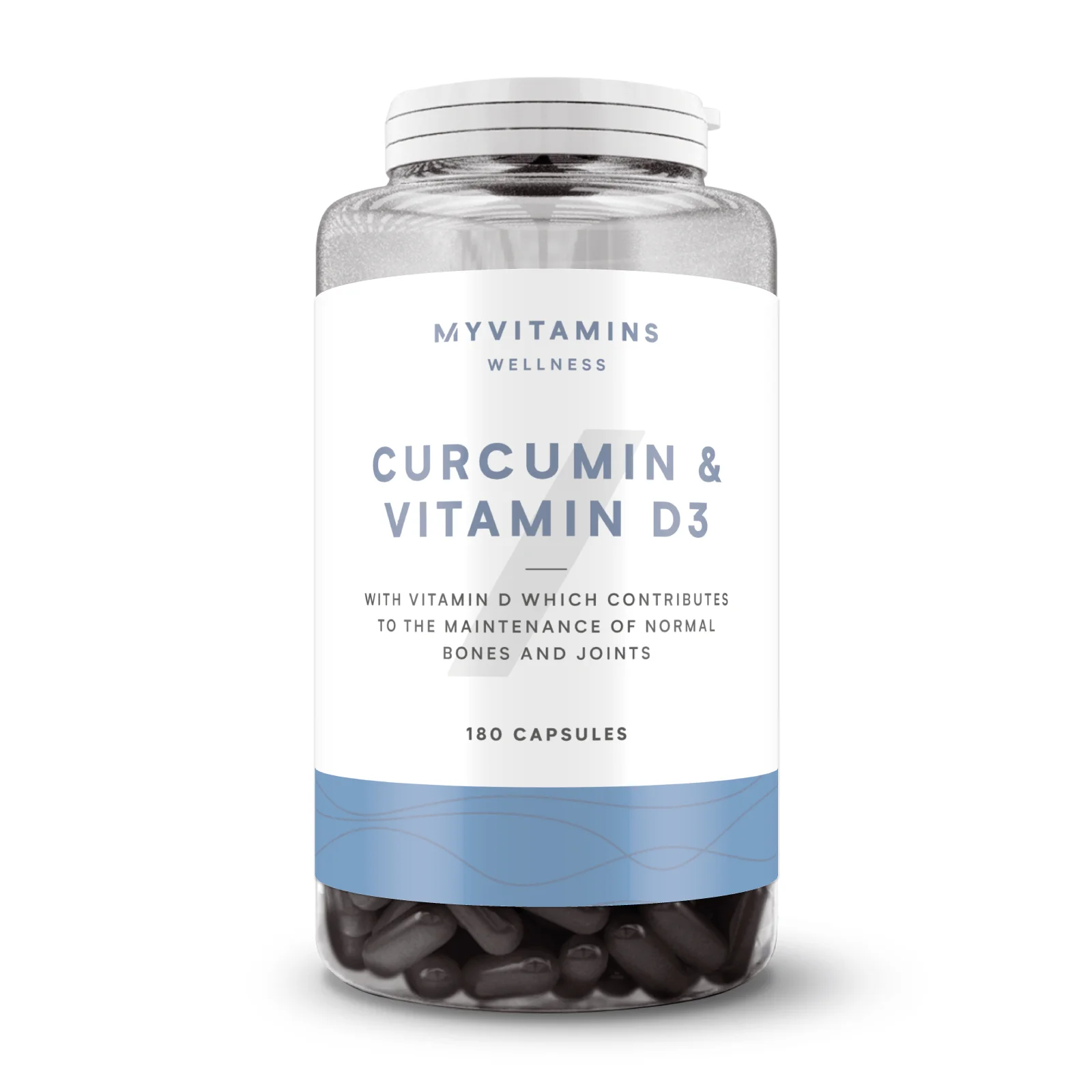 Kurkumín & Vitamín D3 - 180capsules Obrázok 1