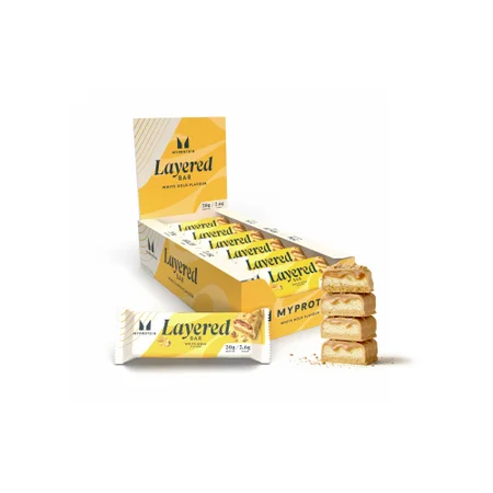 6-Vrstvová Proteínová Tyčinka - 12 x 60g - White Gold