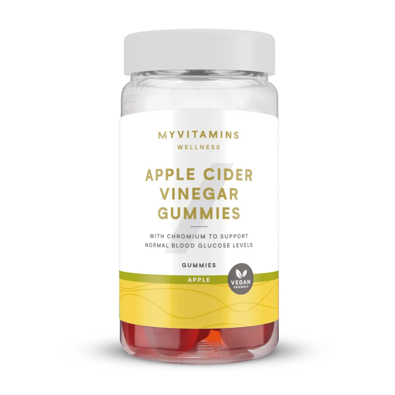 Cukríky S Jablčným Octom - 60gummies - Jablko Obrázok 1