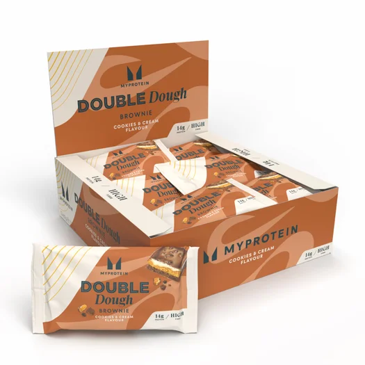 Double Brownie - 12 x 60g - Cookies and Cream