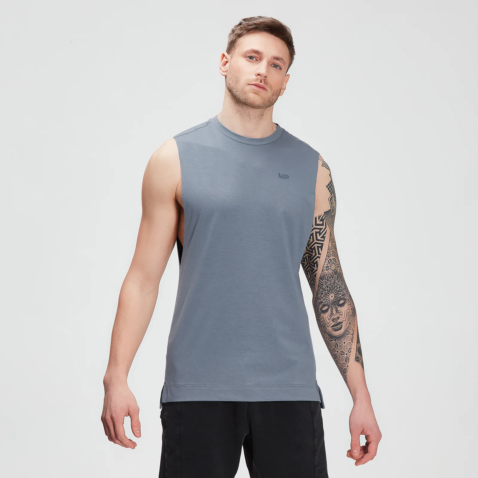 Pánske tréningové tielko MP drirelease® Drop Armhole Tank - Galaxy - XXS Obrázok 1