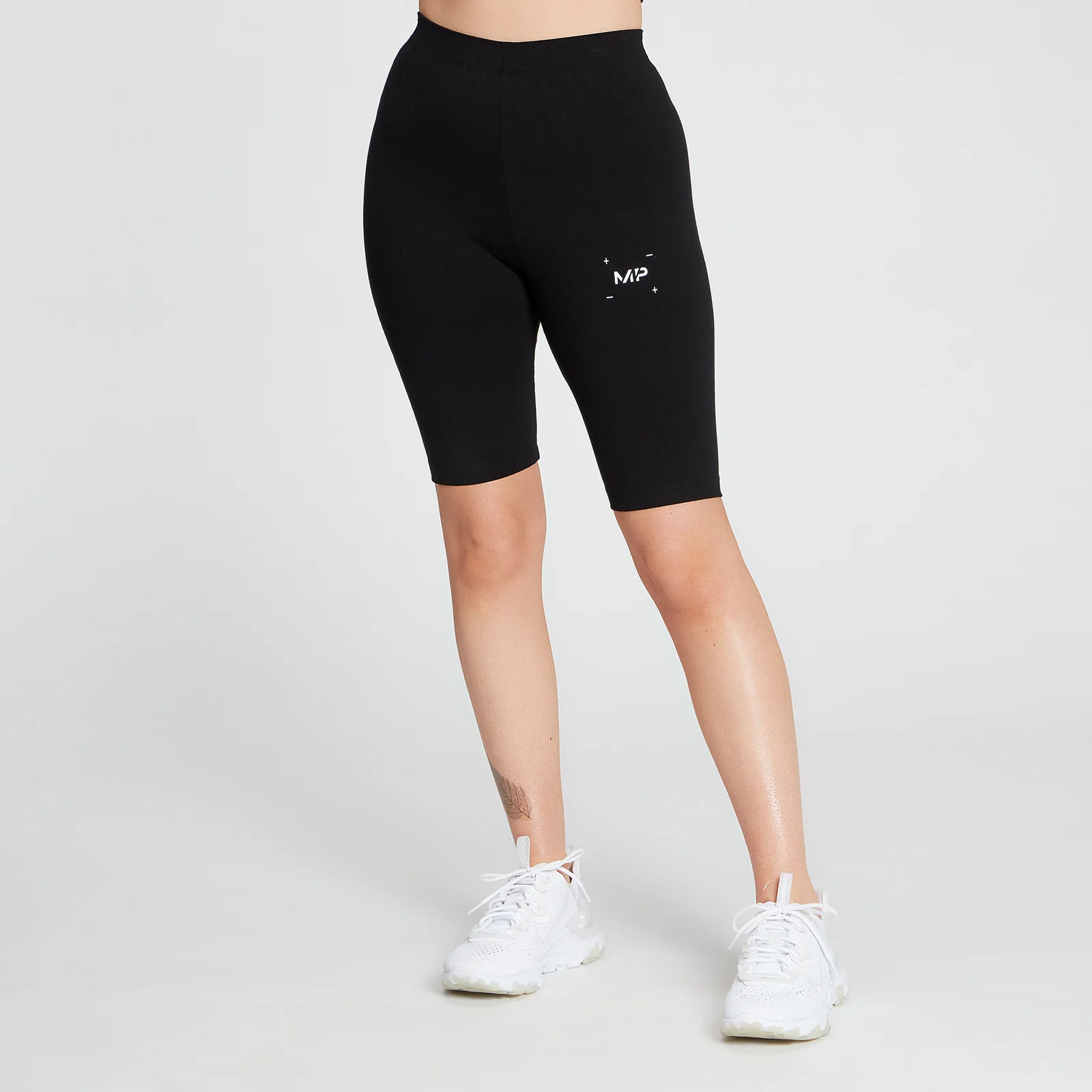 MP Women's Central Graphic Cycling Shorts - Black - XXS Obrázok 1