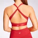 Dámska športová podprsenka MP Power s cross-back strihom – červená