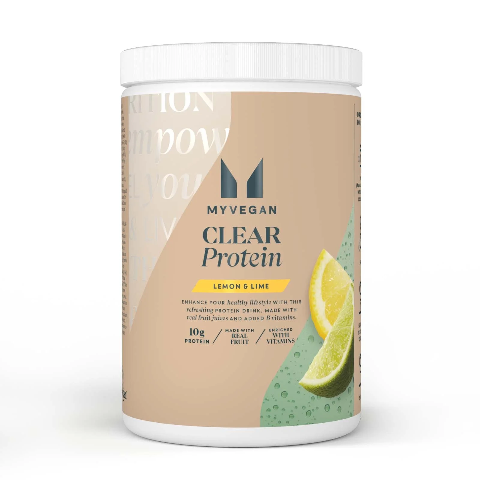 Clear Vegan Protein – Jelly Belly® - 640g - Citrón a Limetka Obrázok 1