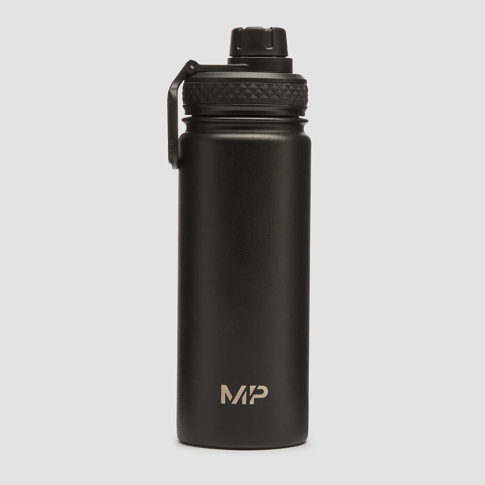 Stredná kovová fľaša na vodu MP – Čierna – 500 ml Obrázok 1