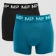 Pánske boxerky MP Limited Edition Impact Essentials (dvojbalenie) – čierna/modrozelená