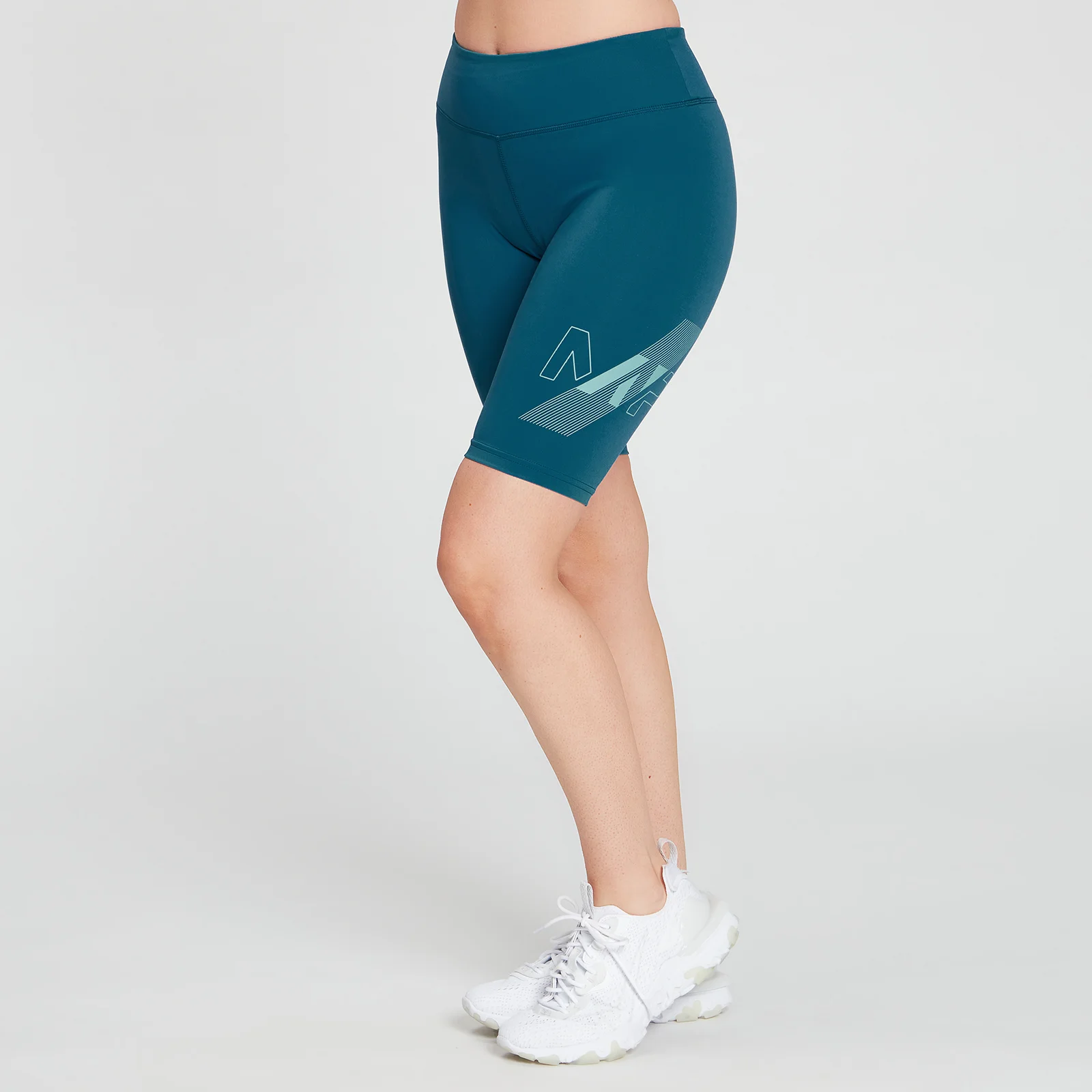 Dámske cyklistické kraťasy MP Limited Edition Impact – modrozelené - XXS Obrázok 1