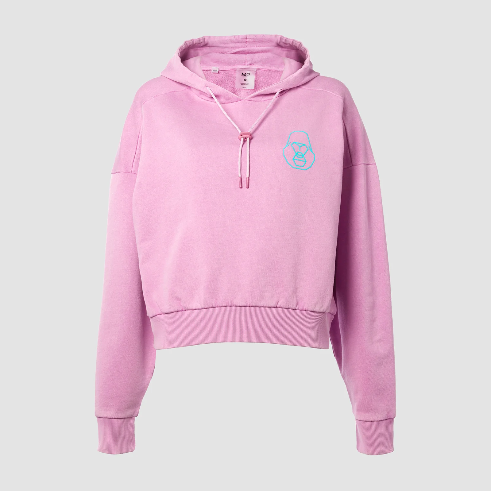 MP X Zack George Women's Washed Crop Hoodie - Pink Lavender - XXS Obrázok 1