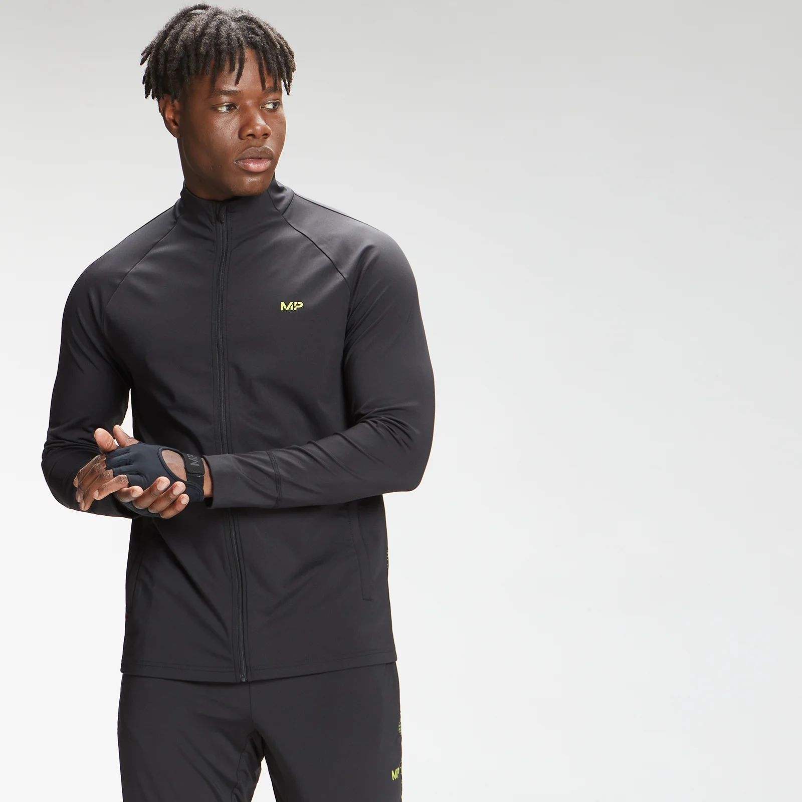 Pánska tepláková bunda MP Tempo – čierna - XXS Obrázok 1