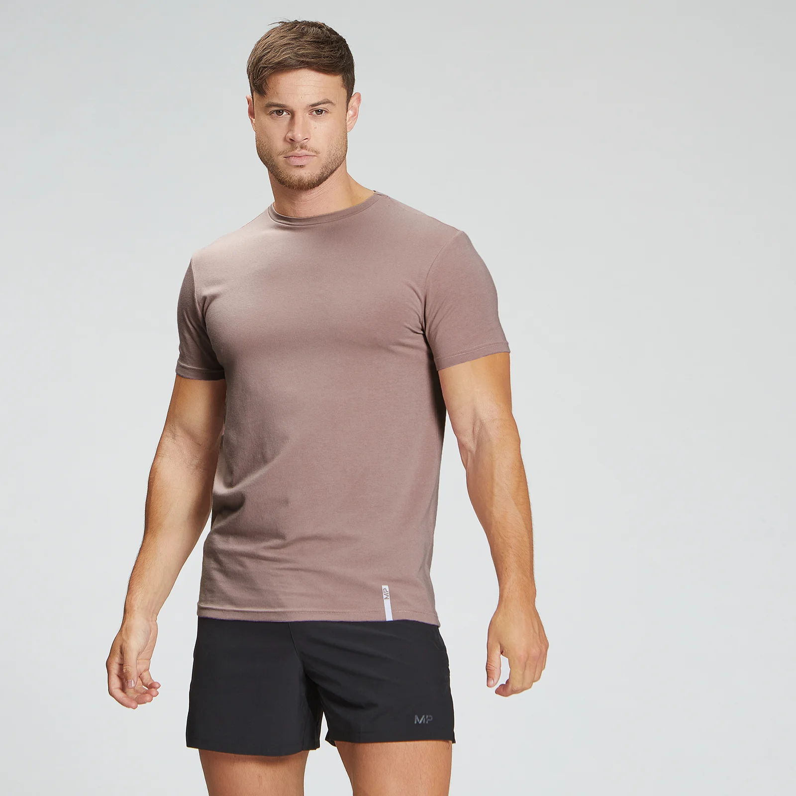 MP Men's Luxe Classic Crew T-Shirt - Fawn - XXS Obrázok 1