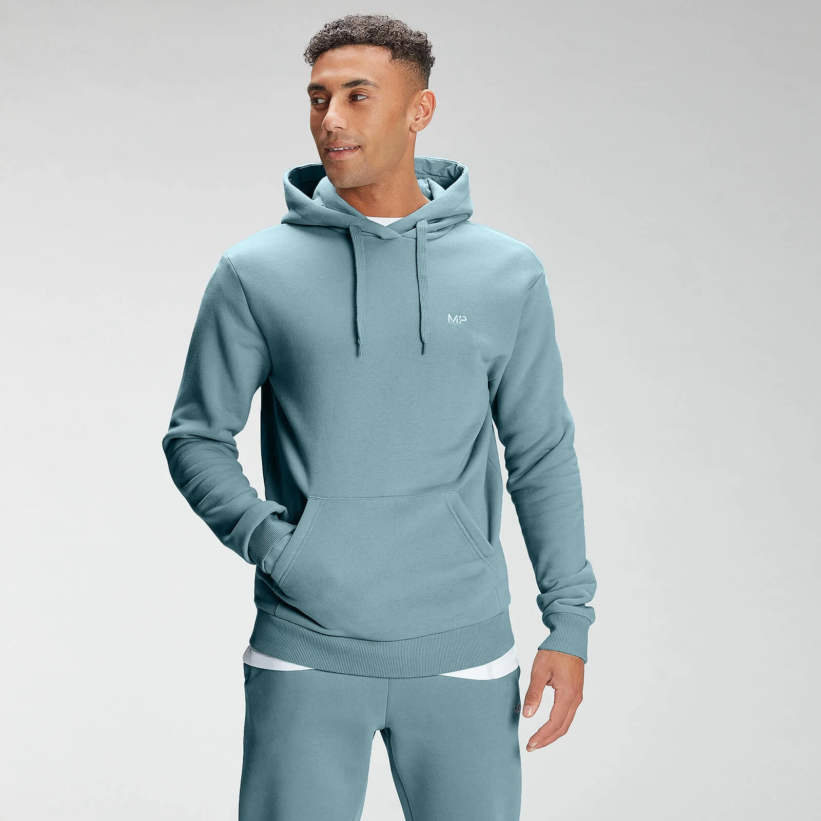 MP Men's Rest Day Hoodie - Ice Blue - XXS Obrázok 1
