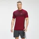 MP Pánske tričko s krátkym rukávom Essential Seamless - Wine Marl