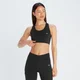 Dámska športová podprsenka MP Tempo Repreve® s cross-back strihom – čierna