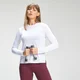 MP Dámske tričko s dlhými rukávmi Power Ultra - White/Cloud