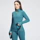 Dámsky top so zipsom MP Power 1/4 - Ocean Blue