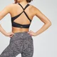 Dámska športová podprsenka MP Power Cross Back - Black Space Dye