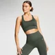 Dámska Shape Seamless Cross Strap Podprsenka - Zelená