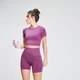 Dámsky Shape Seamless Crop Top - Fialový