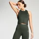 Dámske tielko MP Essentials Training Racerback Crop Tank - Vine Leaf