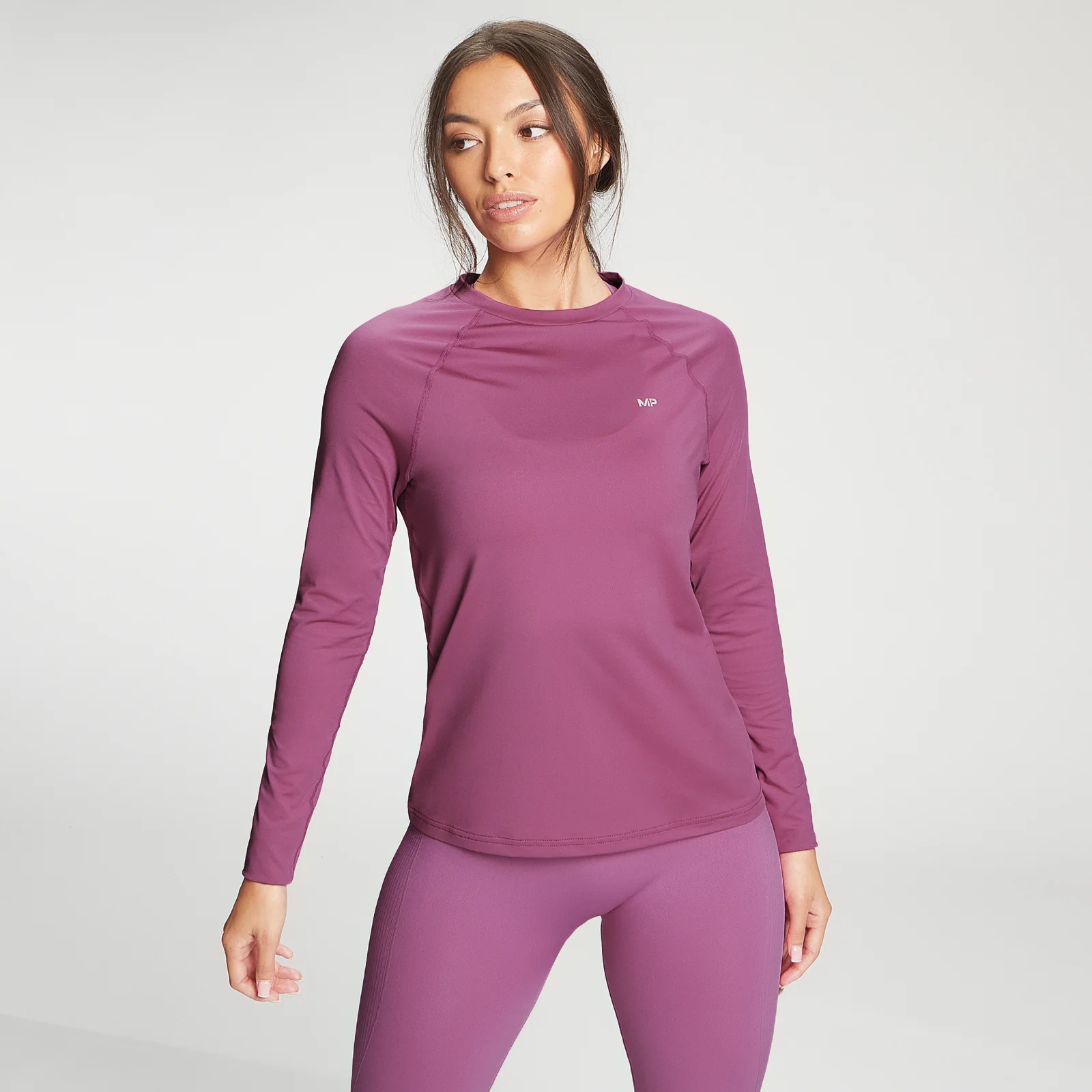 MP Women's Training Slim Fit Long Sleeve Top - Orchid - XXS Obrázok 1