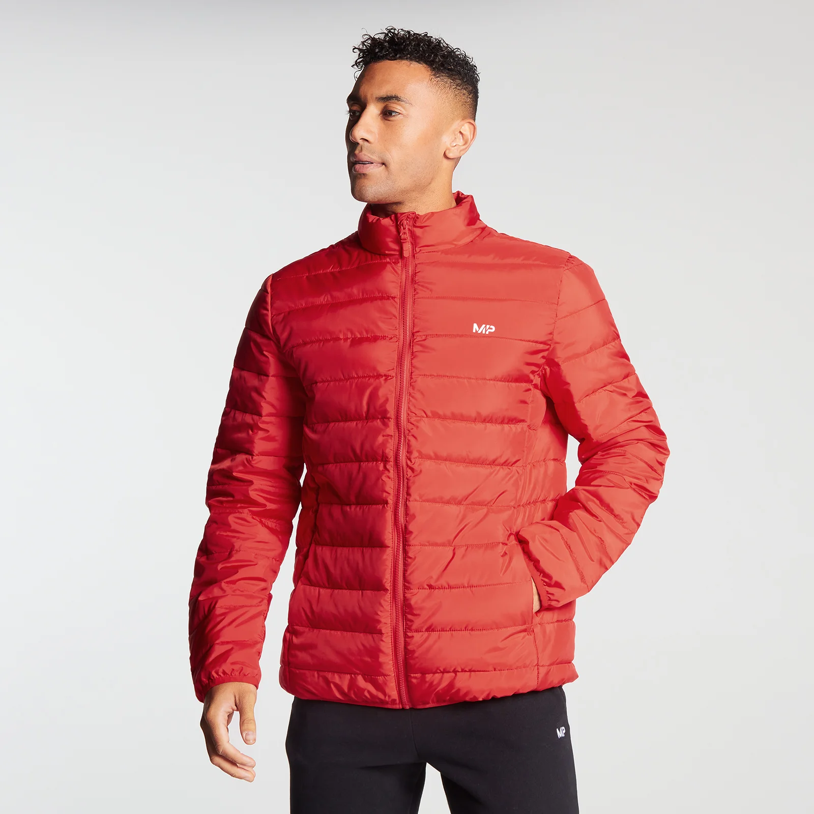 MP Men's Lightweight Packable Puffer Jacket - Danger - XXS Obrázok 1