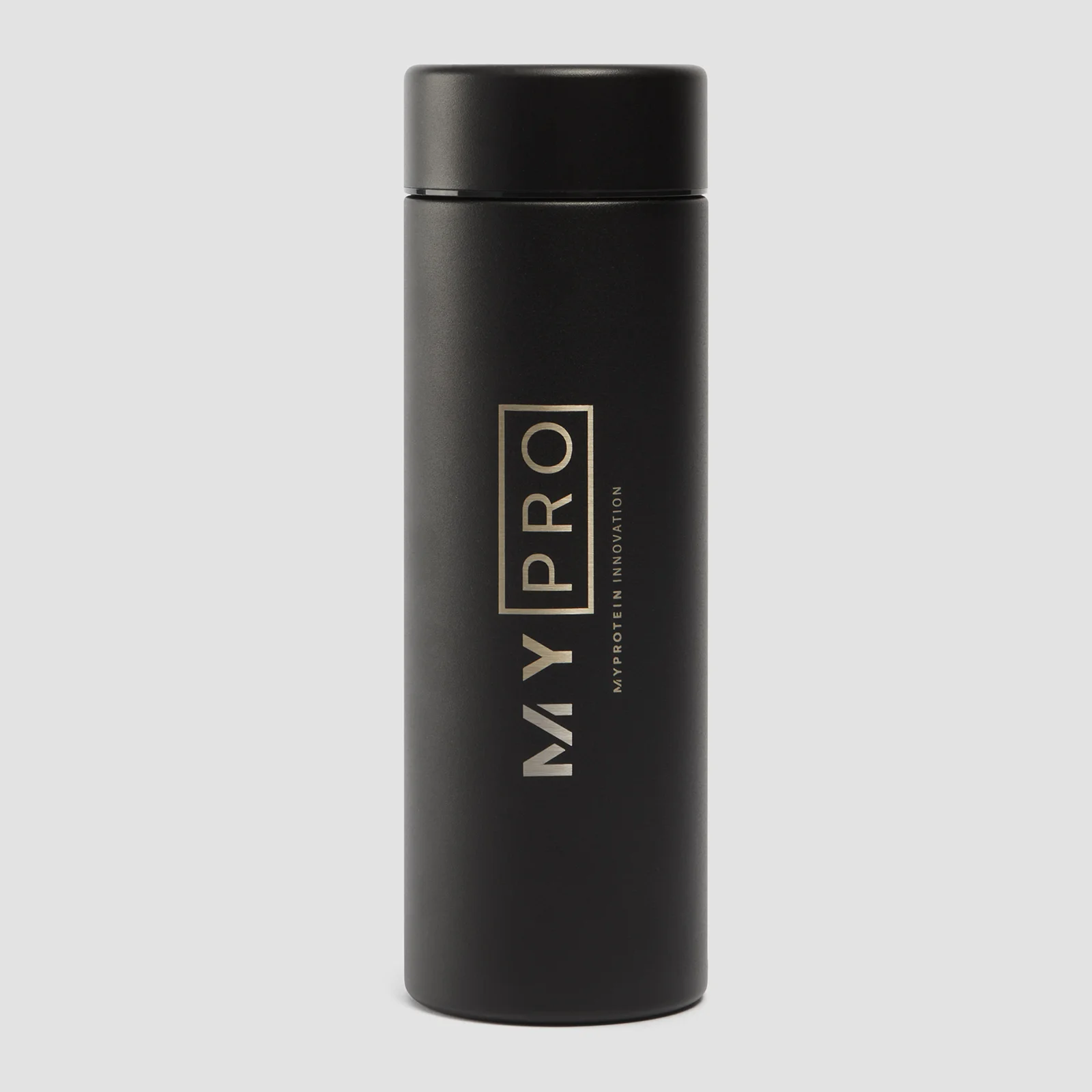 Veľká kovová fľaša na vodu MYPRO – Čierna – 750 ml Obrázok 1