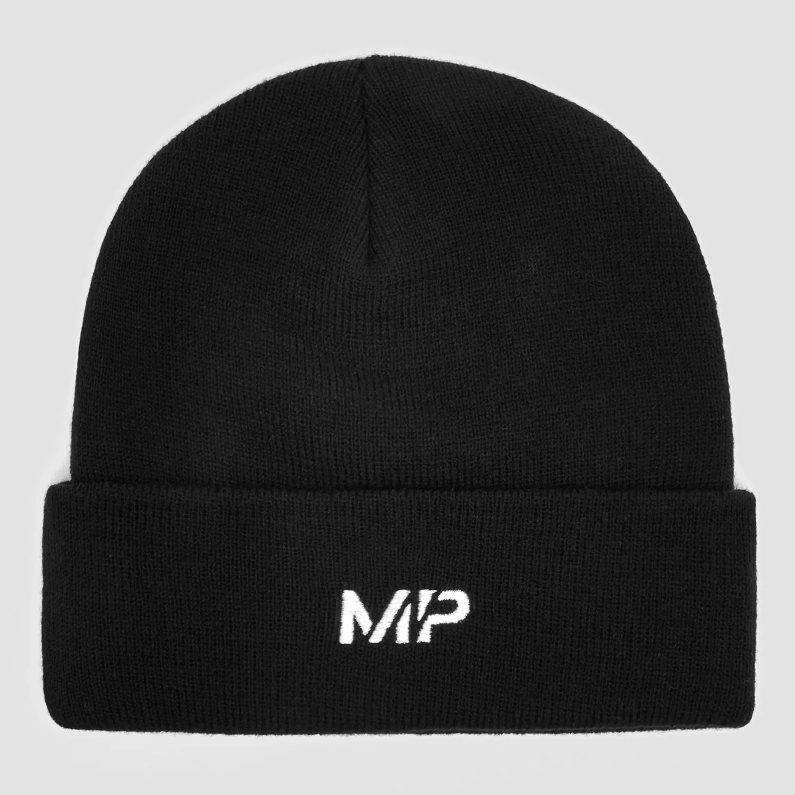 MP Embroidered Logo Beanie Hat - Black/White Obrázok 1