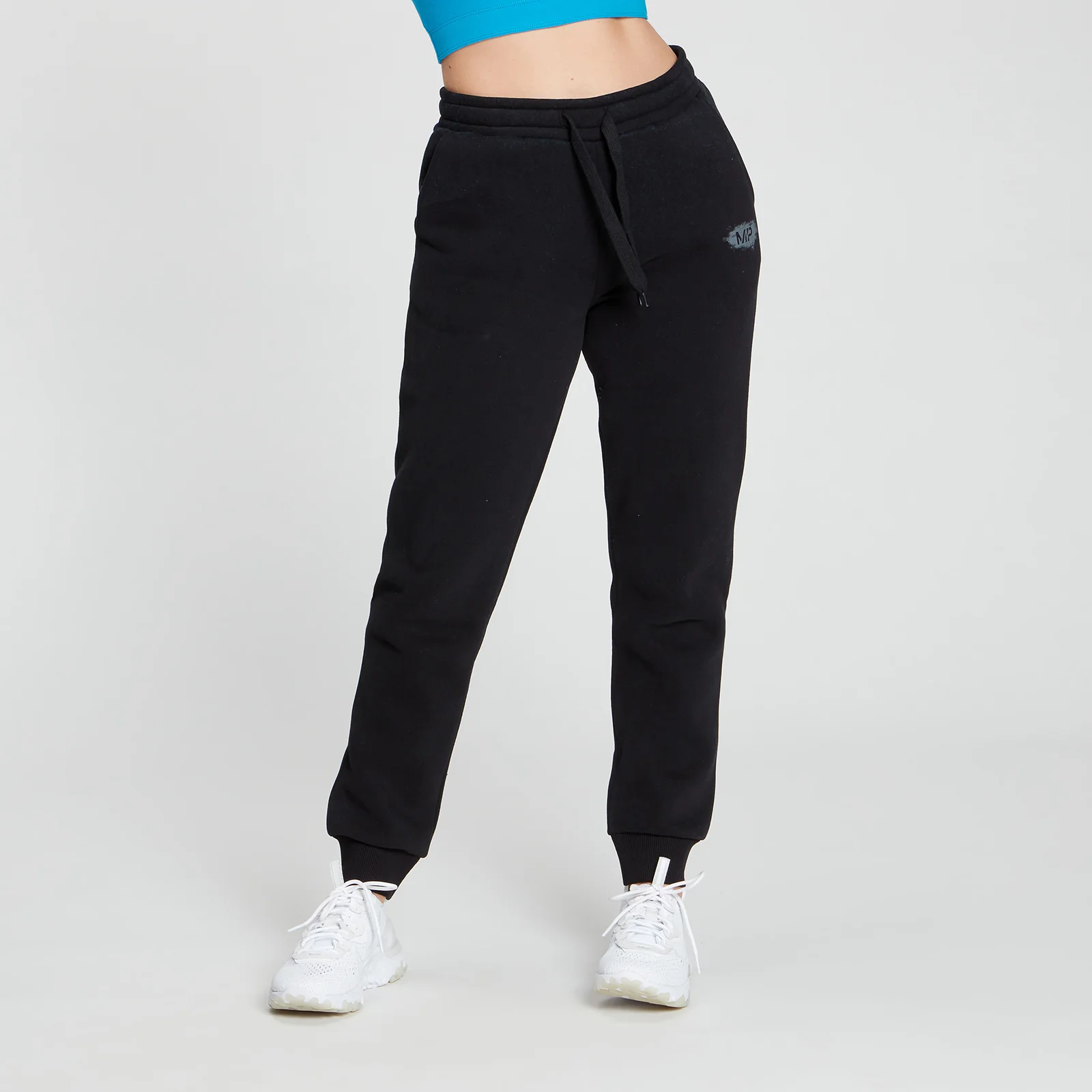 MP Women's Chalk Graphic Joggers - Black - XXS Obrázok 1
