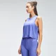 Dámske tréningové tielko MP Repeat Mark Graphic Crop Vest - Bluebell