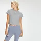Dámske tričko MP Essentials Crop - Grey Marl